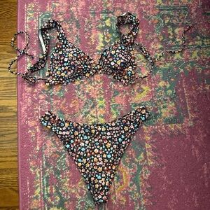 Shein Floral Bikini Set